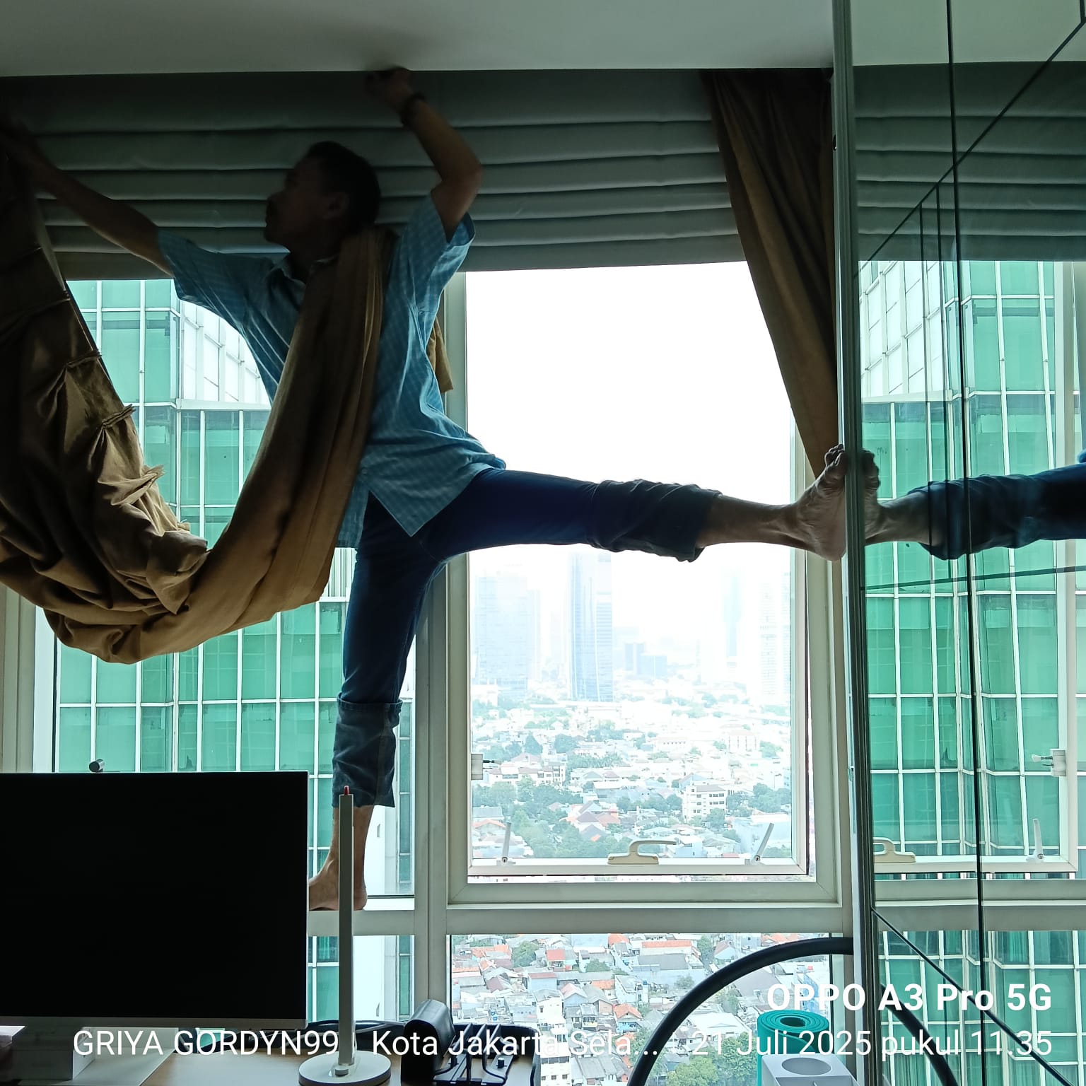 Pemasangan Gordyn @ Apartemen Springhill Royal Suite Kemayoran