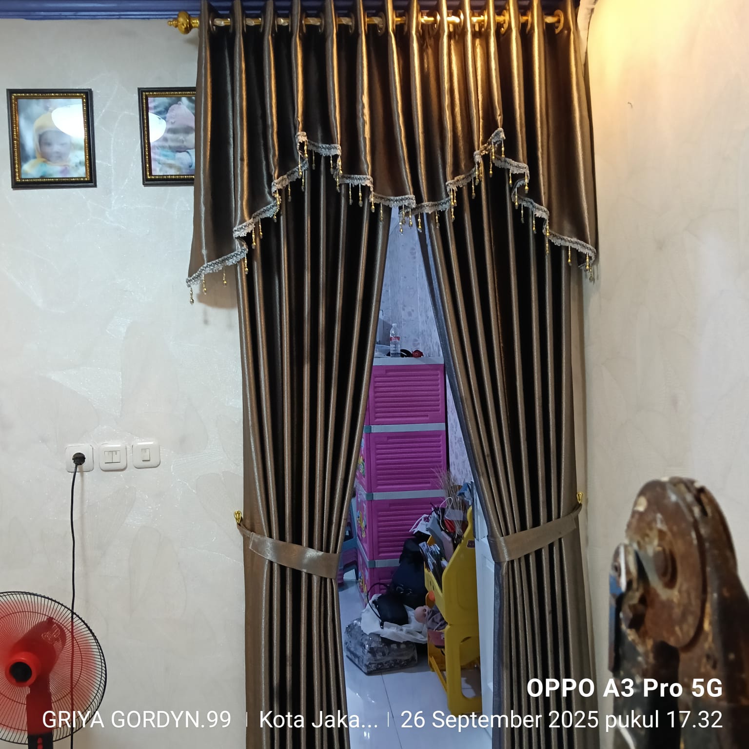 Pemasangan Gordyn @ Cempaka Baru