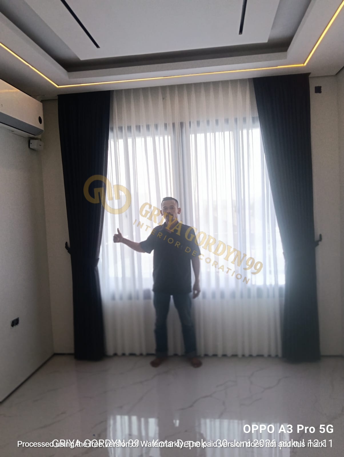 Wooden Blinds — Pemasangan Gordyn Dimout Santorini Collection  Depok — GRIYA GORDYN 99