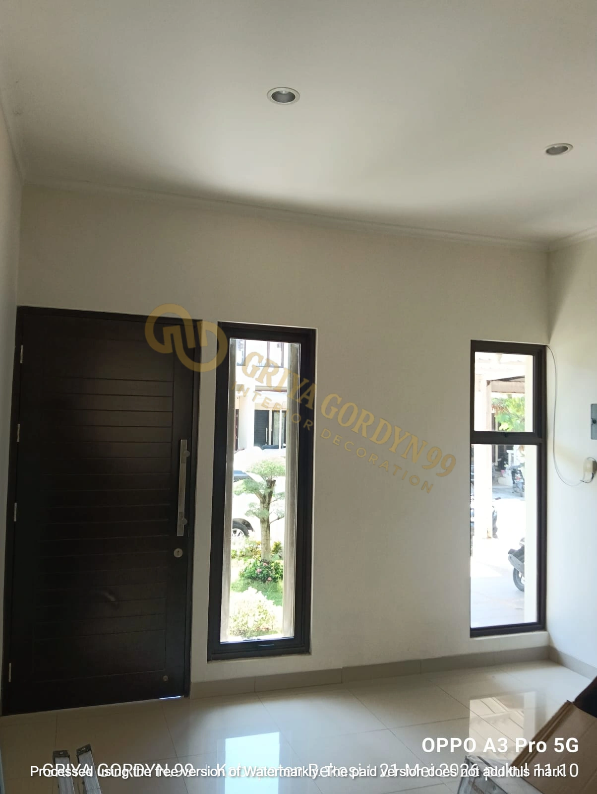 Roman Shade — Pemasangan Gordyn  Model Smokring  Model Roman Shade  Model Cantel Dalam Box  Cluster Arana Harapan Indah Bekasi — GRIYA GORDYN 99