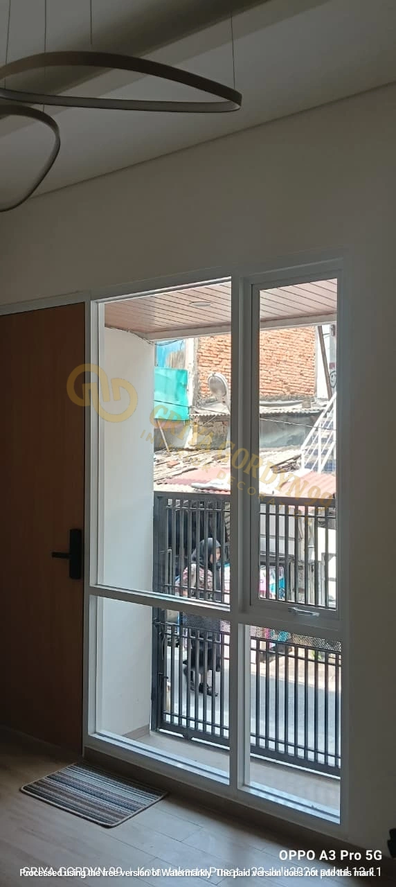 Gordyn Custom Pemasangan Gordyn Model Roman Shade Chain Hd System  Kemayoran Barat — GRIYA GORDYN 99