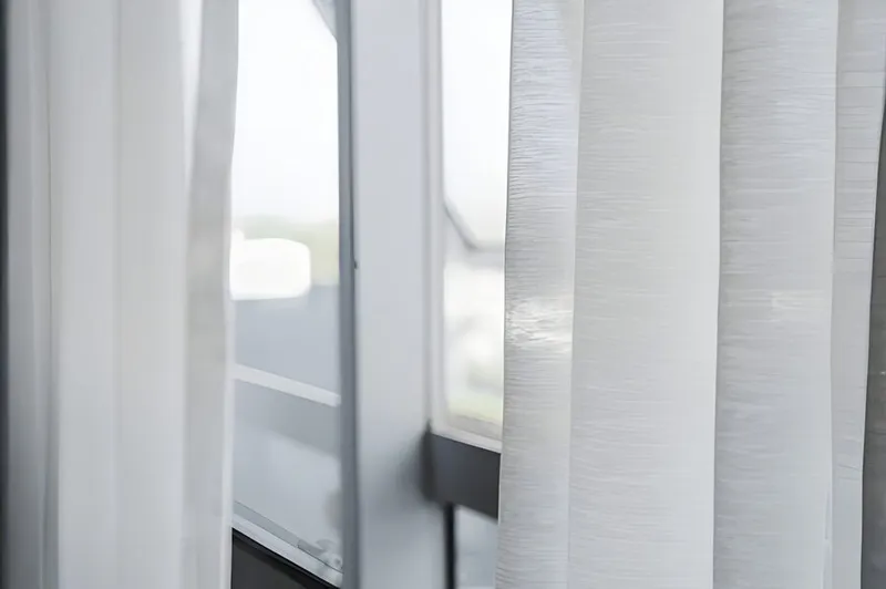 Gordyn linen Japandi rumah BSD City
